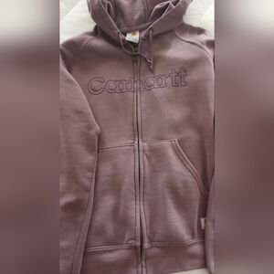 Carhartt Mauve Full-Zip Hoodie